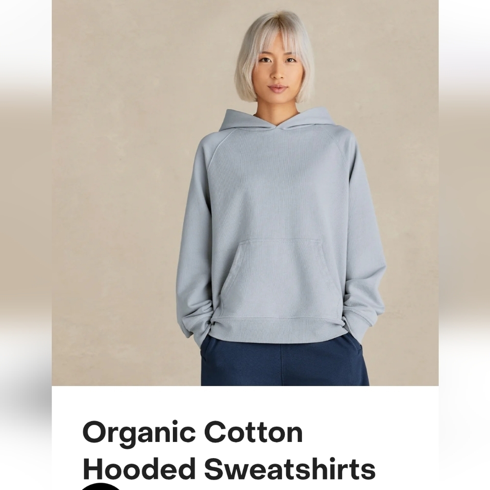 Original favourites organic cotton hoodie. Size unisex xs (M/L womens) EUC